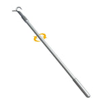 crochet télescopique argenté moderne adhésif facile rideau traction fenêtre toit ouverture aluminium lisse opaque