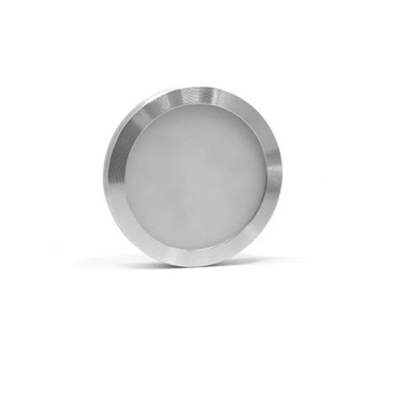 lampe led moderne 3w 10w usb dimmable blanc gris métallique rond lisse