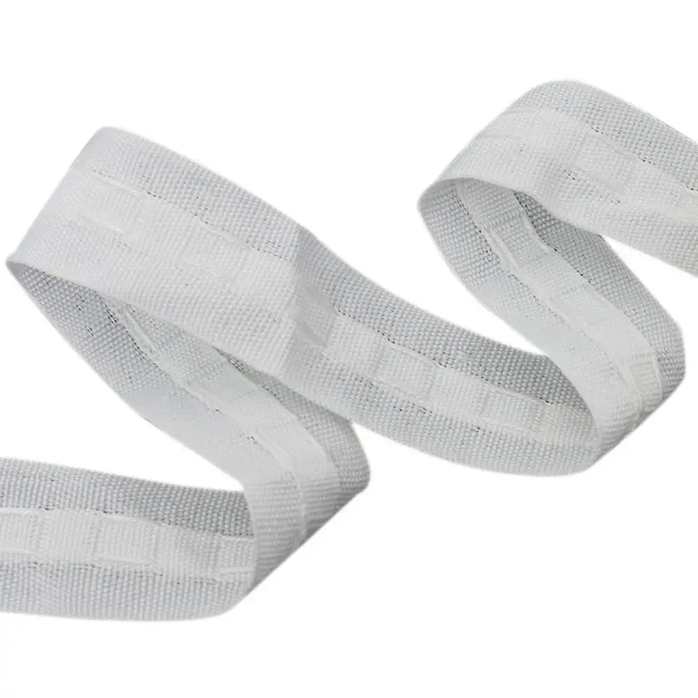 anneaux rideau blanc tissu plissé accessoires voies enfilade 30m fixations utilitaires textiles fonctionnels