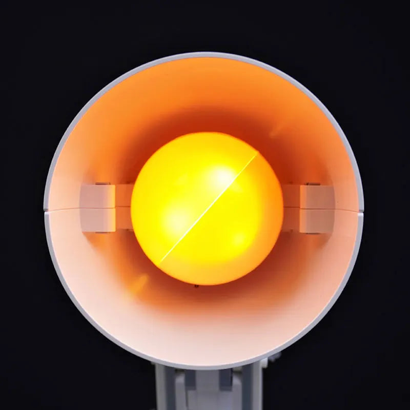 lampe led moderne kit bricolage blanc jaune base rotative sans blocs lego echangement fil