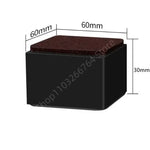 pieds lit hauteur ajustable marron noir tissu moelleux adhésif moderne élévateur antidérapant métal fer
