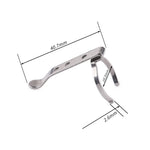 clip métallique noir argenté t2 t3 lampe torche industrielle minimaliste