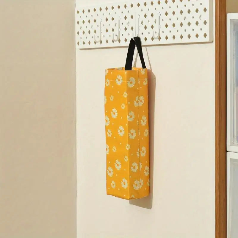 poches murales sacs chien motifs fleurs marguerites rose bleu jaune noir decorative chambre