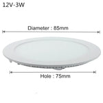 plaque led moderne blanc 12v 24v 3w 4w 6w 9w 12w 15w 25w ac