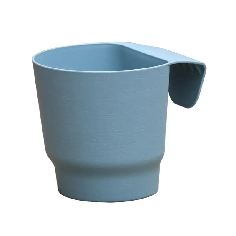 pots fleurs suspension moderne bleu clair gris beige texture mat opacité poignée dept unisexe