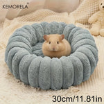 coussin velours doux gris rose confortable animaux 30cm 40cm lavable plié