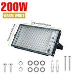 projecteur led extérieur ip65 220v blanc froid moderne réverbere mur vis fixations aluminium