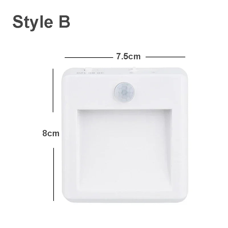 lampe nuit sensorielle mouvement blanc moderne adhésif luminosité réglable auto constante chambre couloir