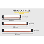 lampe led rechargeable camping tube alu blanc orange moderne minimaliste