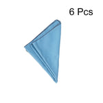 serviettes table blanc vert marron rayures classiques ruban coton fleur artificielle lavables cuisine