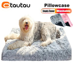 housse canapé lit carré peluche grise moderne anti dérapante imperméable