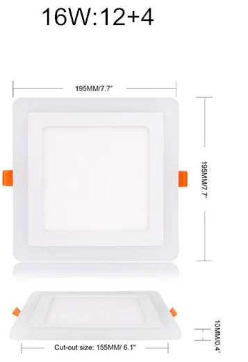 plafonnier led moderne blanc télécommande 110v 220v rgb 6w 9w 16w 24w