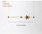 suspension lumineuse moderne élégante blanc doré marron clair translucide