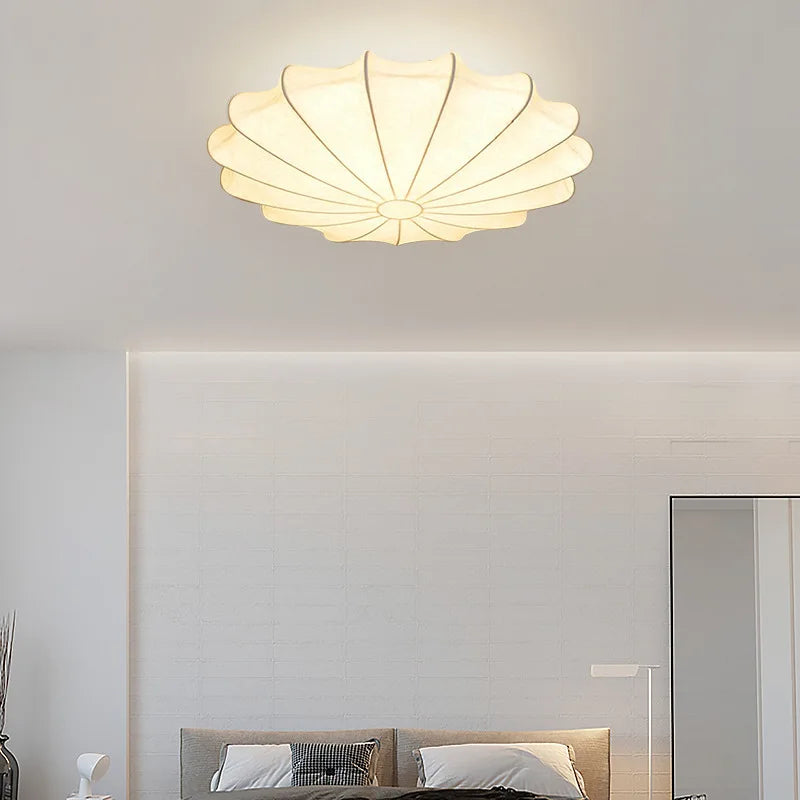 plafonnier moderne blanc rayures horizontales opacité lumiere nordique toucher interrupteur led ans garantie flux