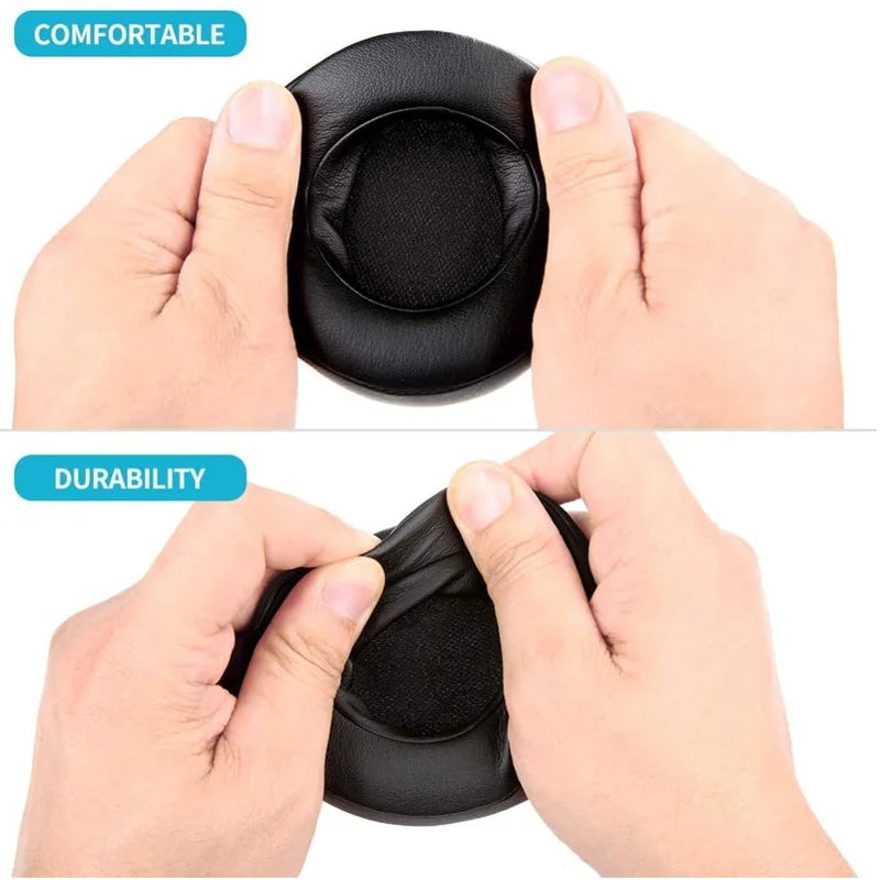 oreillettes casque audio cuir mousse noir gris bleu rouge adhésif confortables ergonomiques remplissage beats