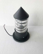 lampe table moderne transparente noir sans ampoule câble électrique ip65 aluminium