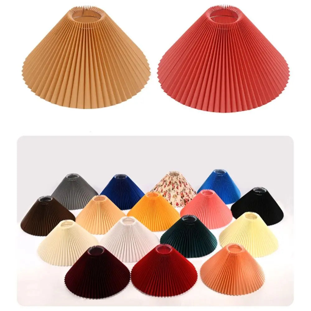 abat jour plissé moderne imprimé floral blanc gris rouge orange bleu noir marron rose