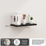 étagères murales noires modernes réutilisables chambre salon décoration intérieure minimalistes fixées