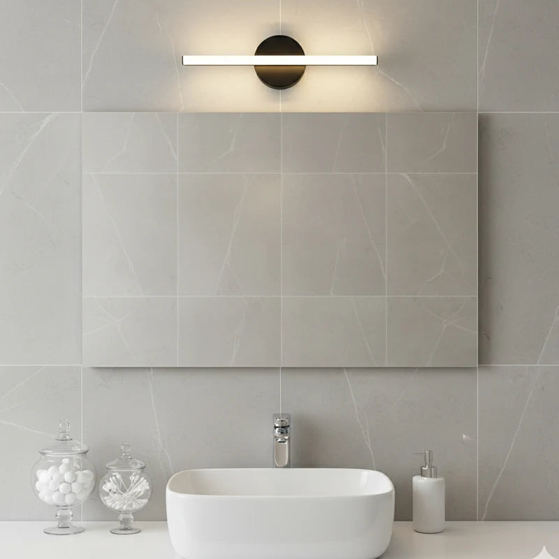 lampe murale moderne applique murale simple éclairage blanc noir minimaliste fixée sans logo