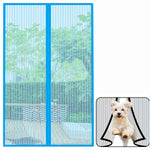 filet porte anti moustiques bleu noir beige moderne transparent maille fine