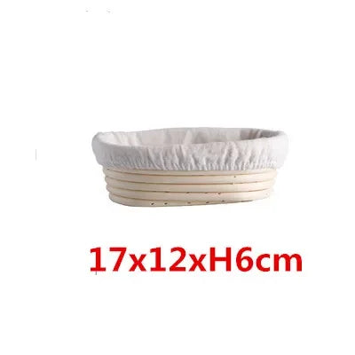 panier banneton rotin naturel fermentation pain toile intérieure beige clair classique