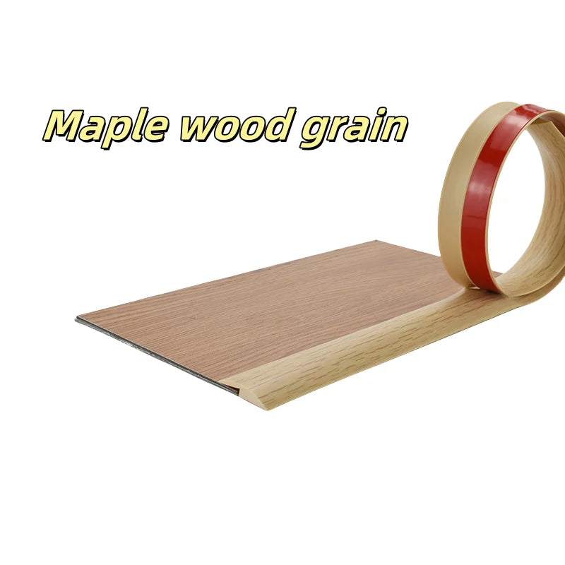bande transition sol adhésive profilé flexible effet bois seuil tapis
