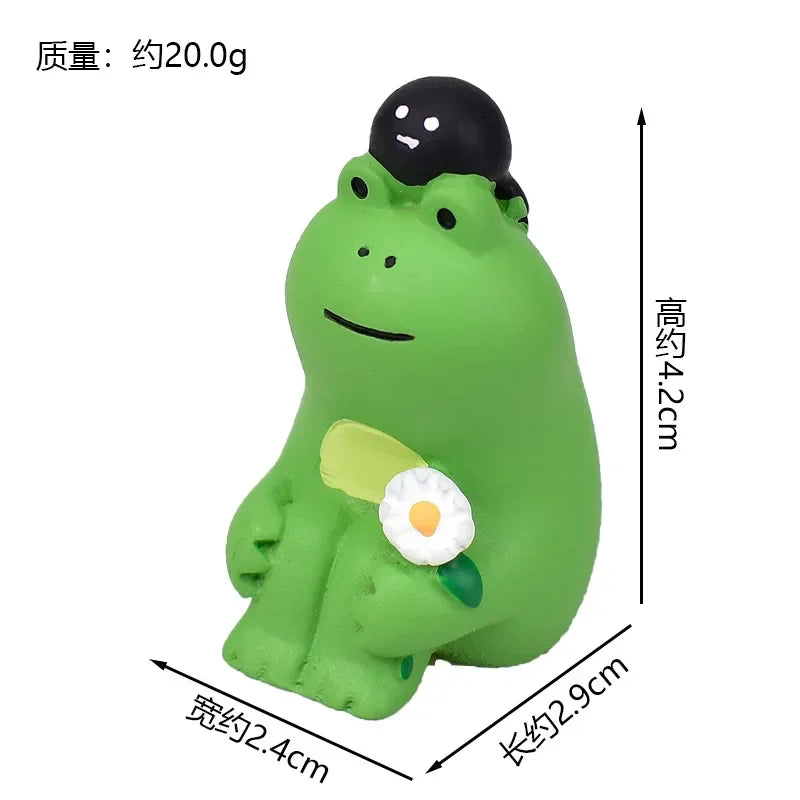 figurines decoratives animaux fleurs welcom pelle oiseaux fleuri resin japonais mignon cartoon decoetagere