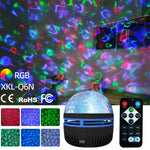 projecteur ambiance galaxie led télécommande motifs lumineux multicolores moderne relaxant