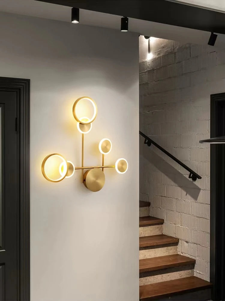 Éclairage d'ambiance avec applique LED blanche