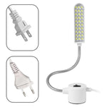 lampe machine coudre led aimant blanc moderne interrupteur câble flexible travail