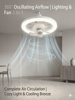 ventilateur plafonnier led moderne blanc télécommande réglage luminosité ac85 265v pc acrylique