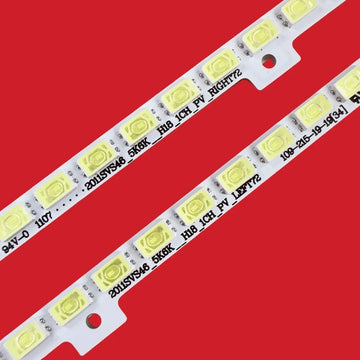 barres lumineuses led blanc industriel adhésif bleu 72 leds 510mm 3v