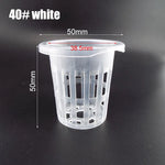 pot plante hydroponique maille plastique blanc noir culture sans sol pépinière