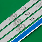 bande lumineuse led blanc moderne connecteurs étiquettes codes numéros série