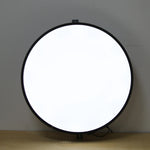 lampe led publicitaire double face zero waste earth store moderne minimaliste noir blanc