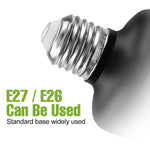 lampe led garage e27 noir hexagonal smd 40w 60w 80w 100w 150w 200w