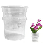 pot fleurs transparent absorption automatique eau grille perforations moderne plastiqueDecorationPlantes