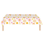 assiettes papier fleurs anniversaire serviettes nappe tablecloth festive children birthday decoration