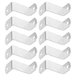 pinces angle droit bricolage bois moderne argentées outils cadre photo clips miroir fixations vis.instructions