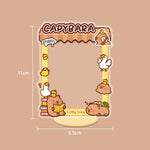 cadre photo transparent moderne clips motifs animaux don't touch police rouge blanc bleu rose