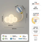 lampe murale moderne enfant avion nuage arc ciel étoile blanc bleu rose jaune