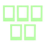 cadres photo aimants transparents modernes couleurs variées instantané fujifilm compatible divers minimaliste pack multiple