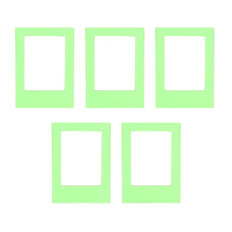 cadres photo aimants transparents modernes couleurs variées instantané fujifilm compatible divers minimaliste pack multiple