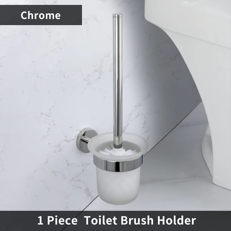 Accessoires salle bain chrome porte serviettes mural porte savon brosse wc porte serviette toilette