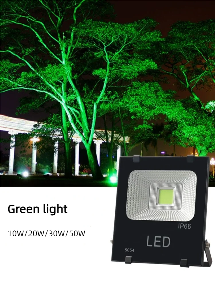 projecteur led noir moderne ip66 étanche télécommande rgbextérieur jardin parc