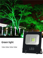 projecteur led noir moderne ip66 étanche télécommande rgbextérieur jardin parc