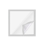 cadre photo moderne carré adhésif transparent motifs floraux rouge doré noir bleu