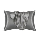 taies d'oreiller polyester uni modernes 51x76cm pièces gris doré blanc pale rose