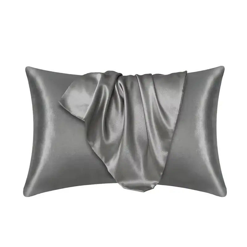 taies d'oreiller polyester uni modernes 51x76cm pièces gris doré blanc pale rose