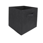 boîtes rangement pliables tissu non tissé beige bleu clair jaune rose vert gris noir